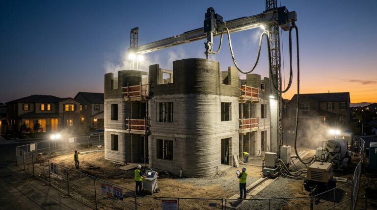 BlackRock Baillie Gifford Back Icon 3D Printed Homes Funding