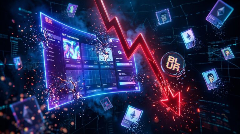 Blur NFT Marketplace Shutdown Triggers 29 Percent BLUR Crash