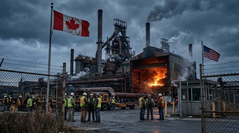 Canada Threatens Steel Maker Over Tariff Layoffs