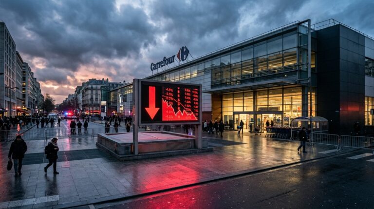 Carrefour Shares Plunge 12 Percent Amid Unrest Warning