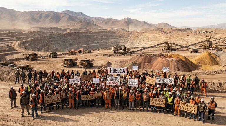 Chile Copper Mine Strike Threatens Global Supply Surge