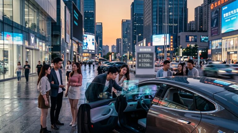 Chinese Car Buyers Prefer Tech Features Over Price Today