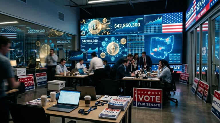 Crypto PAC Spending Hits $46.7 Million In Ohio Senate Race