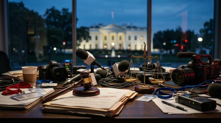 DOJ Antitrust Probe Targets White House Press Pool Dispute