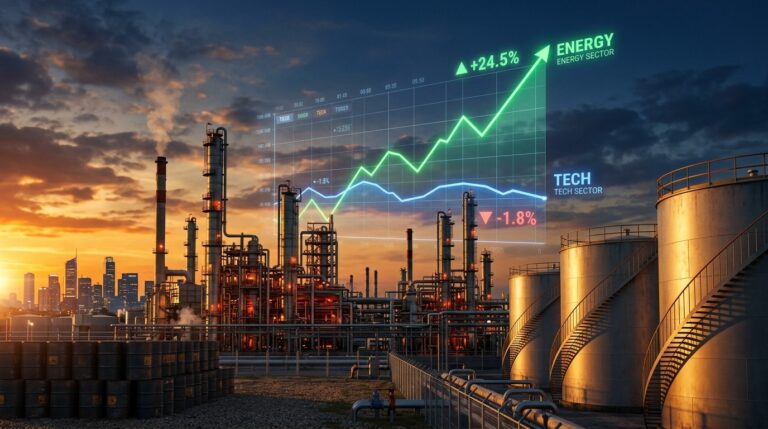 Energy Sector Leads Bull Market Over Tech In 2026