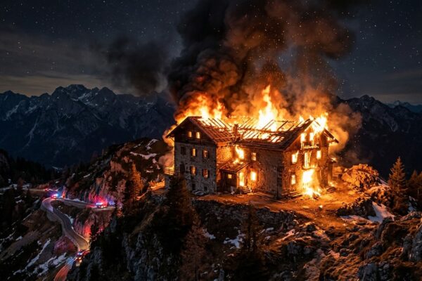Fire Engulfs Hitler Eagle Nest In Bavarian Alps