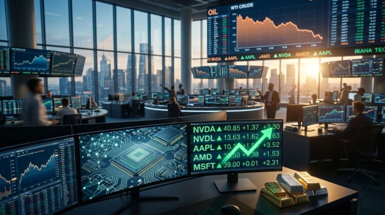 Futures Climb As OpenAI Clarifies Revenue And Oil Prices Ease