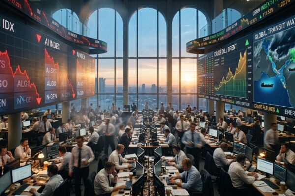 Futures Slide On AI Fears As Amazon Intel Drop Oil Climbs