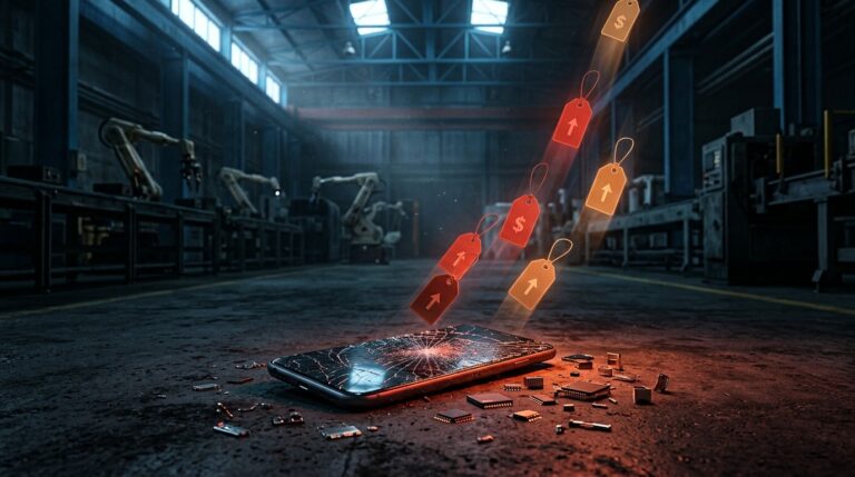 Global Smartphone Shipments Crash 22 Percent Memory Crisis