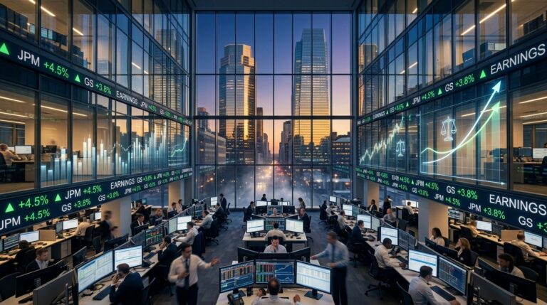 Goldman Sachs Morgan Stanley Earnings Momentum This Week