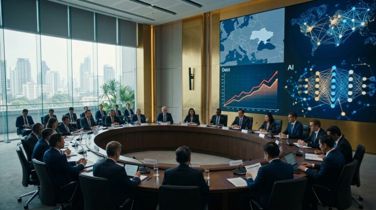 IMF Meetings Highlight Debt AI Ukraine Over China Risks