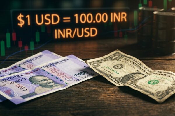 Indian Rupee Weakens Toward 100 Per Dollar Level
