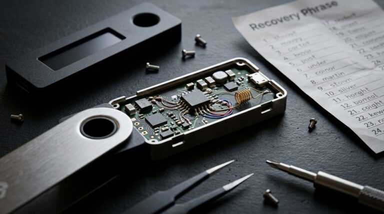 Ledger Hidden Chip Steals Recovery Keys In Wallet Attack