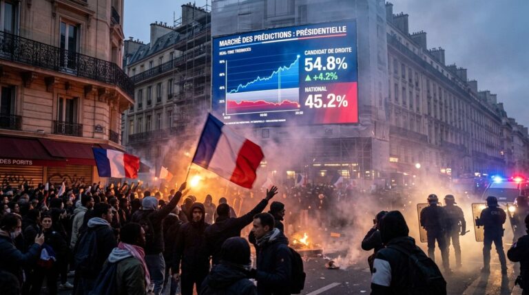 Marine Le Pen Odds Surge On Kalshi Amid France Protests