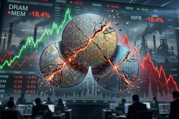 Memory Stocks Plunge On China Threat And 2029 Oversupply Fears