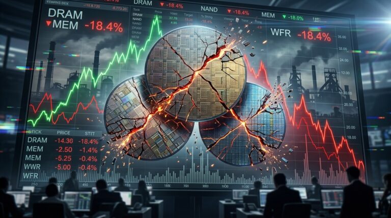 Memory Stocks Plunge On China Threat And 2029 Oversupply Fears