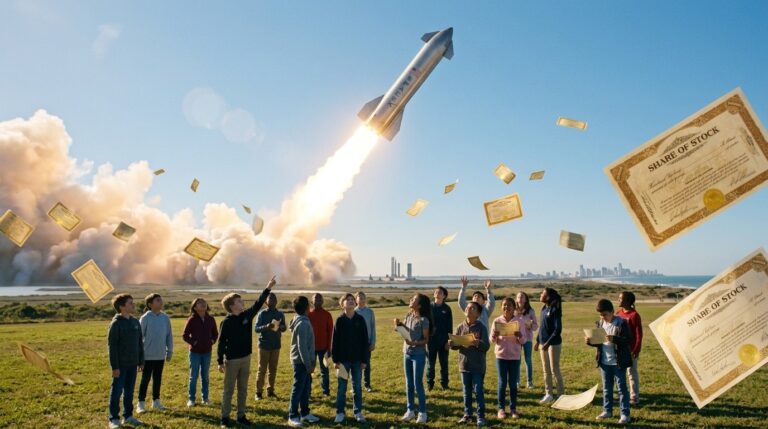 Musk Pledges SpaceX Shares To Every American Child