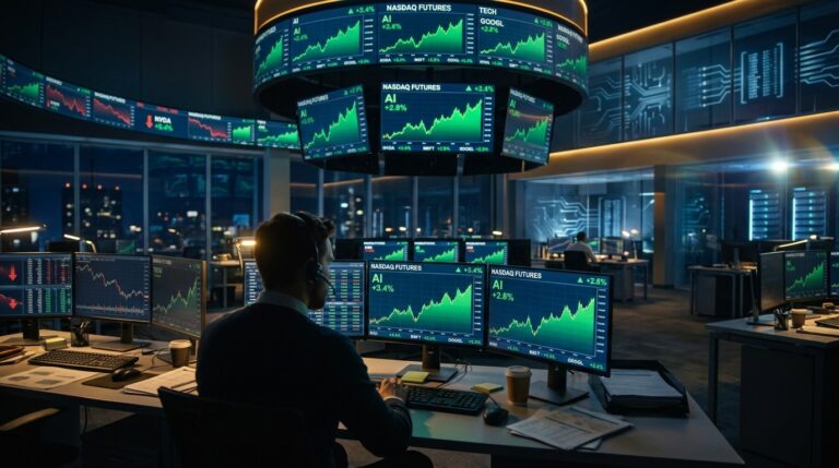 Nasdaq Futures Rebound After AI Stock Sell-Off