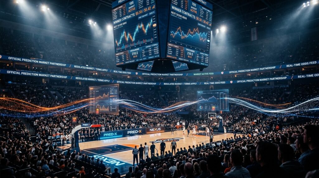 Nba Blockchain NBA Names Kalshi Polymarket Preferred Prediction Exchanges