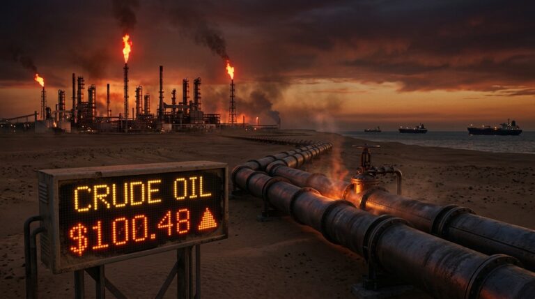 Oil Prices Climb Past $100 On Pipeline Risks