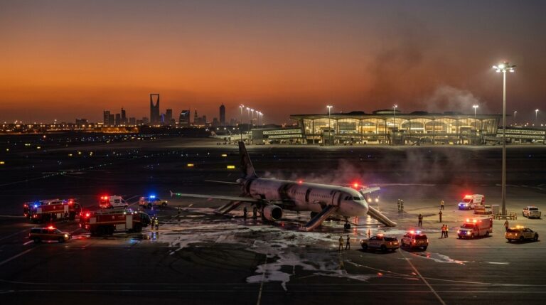 Riyadh Airport Attack Kills Saudi Pilot Amid Houthi Strikes