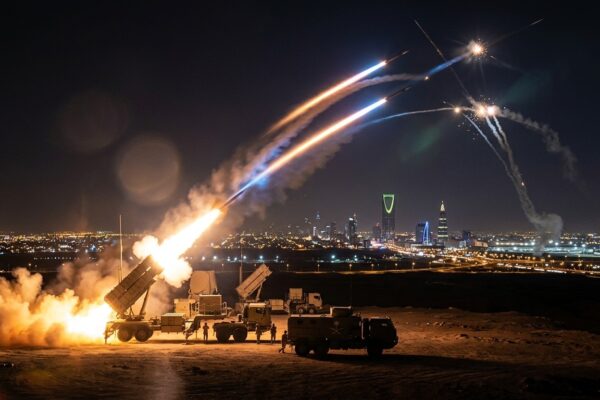 Saudi Air Defenses Intercept Houthi Missiles Targeting Riyadh