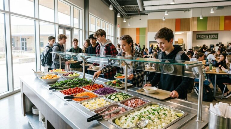School Cafeterias Shift To Fresh Local Meals Nationwide