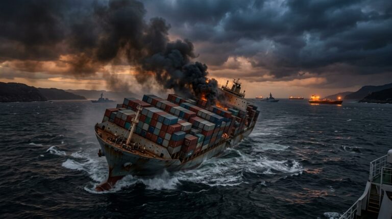 Singapore Ship Sinks In Hormuz As Oil Risks Escalate