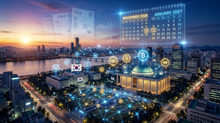 South Korea Crypto Tax Rules Set for November 2026 Release