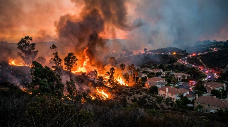 Southern California Wildfire Forces Urgent Home Evacuations