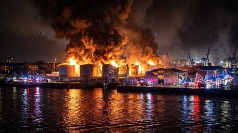 St Petersburg Drone Strike Hits Oil Facilities Hard