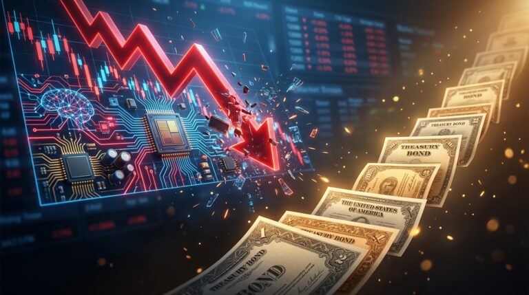 Stocks Face Major Fall Boosting Bonds In Coming Year