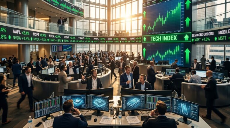 Stocks Push For Consecutive Gains Amid Solid Earnings And Apple News