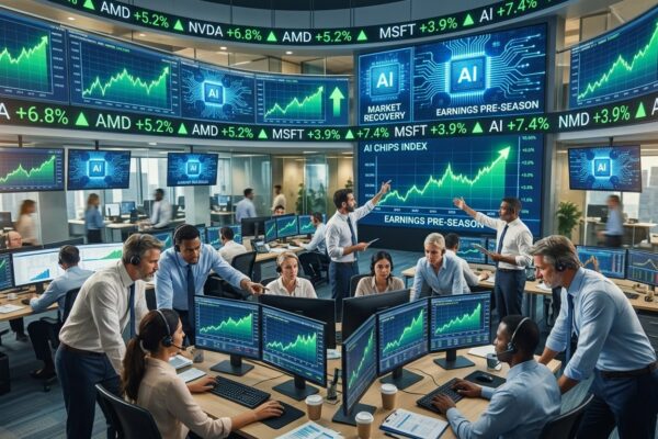 Tech Stocks Rebound Ahead Of Big Earnings