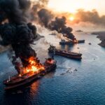 Three Tankers Ablaze In Strait Of Hormuz Spark Fresh Tensions
