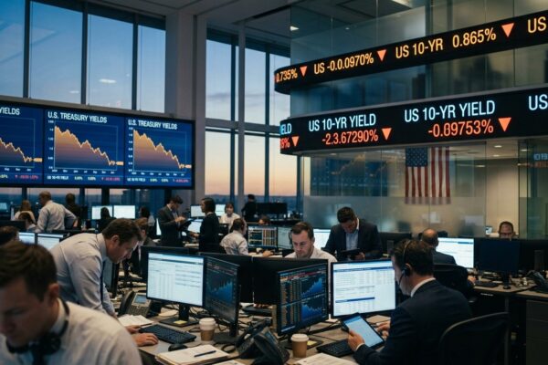 Treasury Yields Fall As Investors Await Housing JobsDrafting the long-form finance article Data
