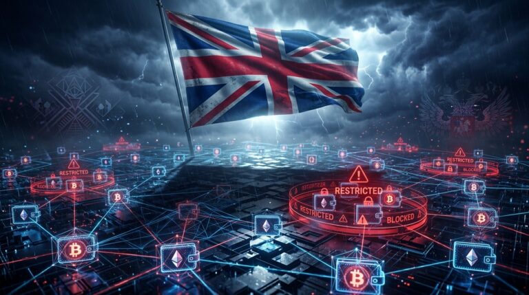 UK Sanctions Cryptomus Heleket TokenSpot Over Russia Ties