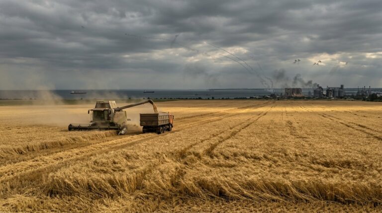 Ukraine Grain Harvest Threatened By Black Sea Attacks