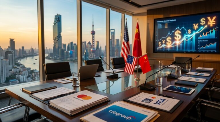 US China Market Access Talks Boost Mastercard Citigroup Visa