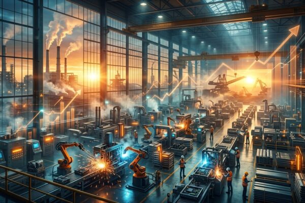 US Industrial Production Hits Fastest Growth In Four Years