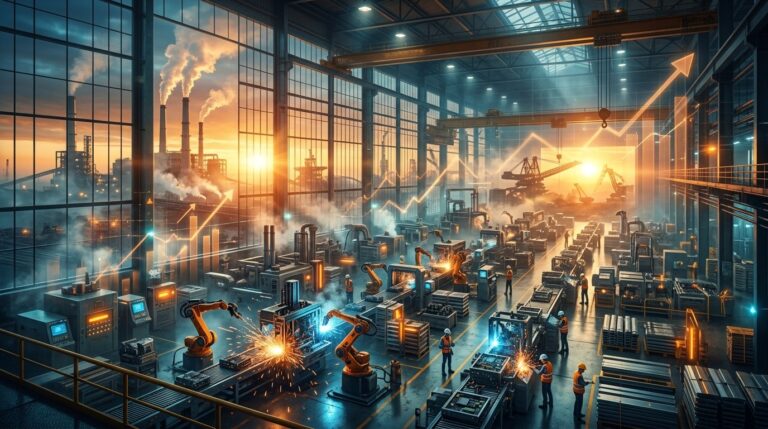 US Industrial Production Hits Fastest Growth In Four Years