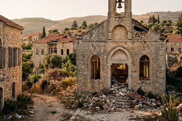 Viral Soldier Photo Sparks Outrage Over Lebanese Church Damage