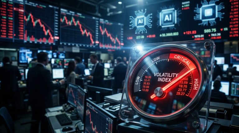VIX Fear Gauge Spikes Higher As AI Stocks Plunge