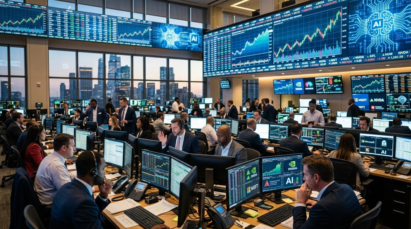 Wall Street Shifts Focus To Tech Earnings After Fed Pause