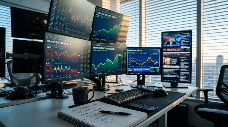 Wednesday Stock Movers Banks Semis Oil Inflation Guide
