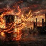 WTI Oil Prices Near War Highs Amid Inventory Shifts