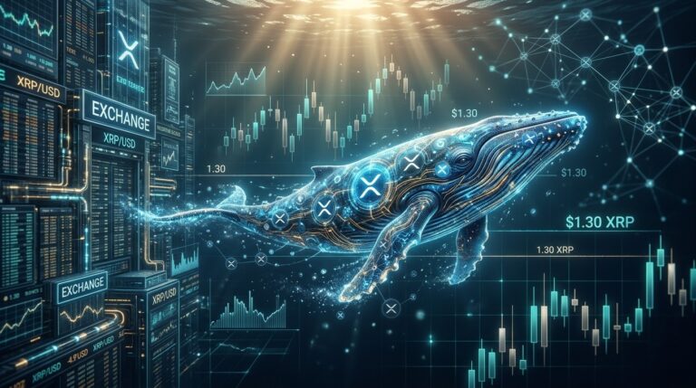 XRP Whale Outflows Hit Five-Year Low Near $1.30